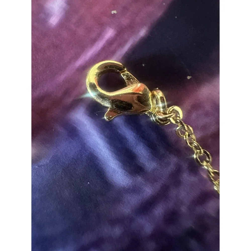 Loisir‎ Bracelet Womens Gold Tone Chain Heart Faux Pearl Adjustable Charm